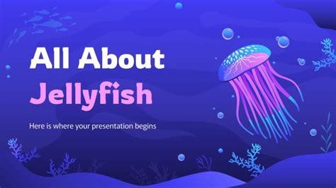 All About Jellyfish Presentation .